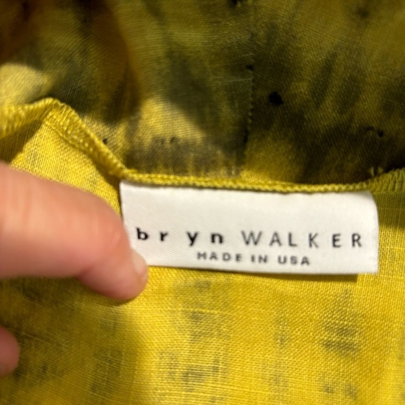 BRYNE WALKER Sz S Tunic Asymmetrical Cowl Neck Tie Dye Pattern Oversized - Picture 9 of 14